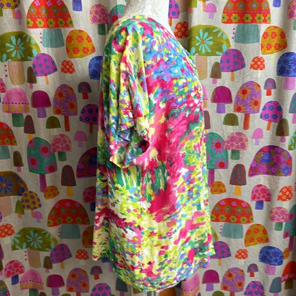 Cimone Colorful Button Down Blouse. Large? - Picture 3 of 8